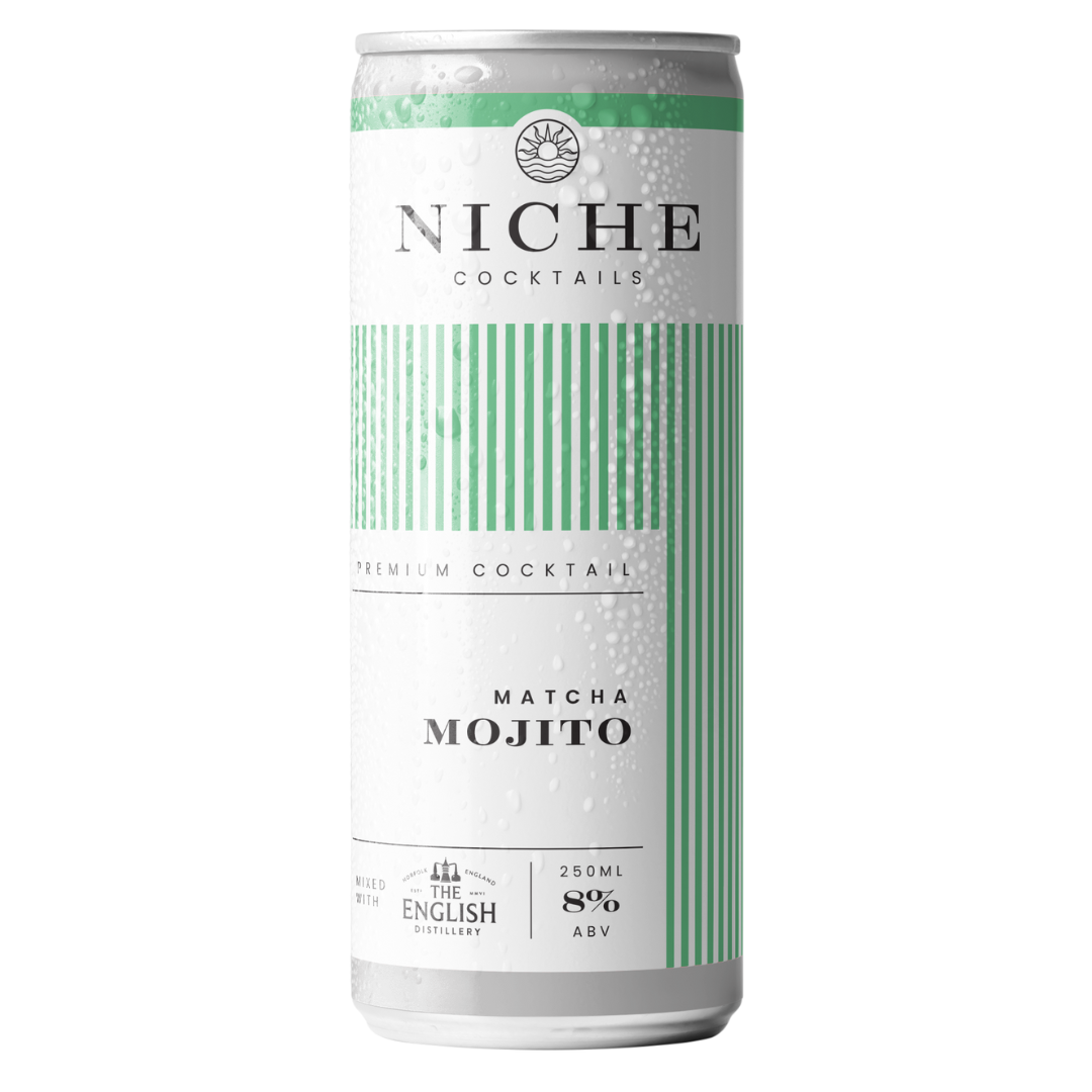 ready to drink canned cocktail Matcha Mojito rum cocktails